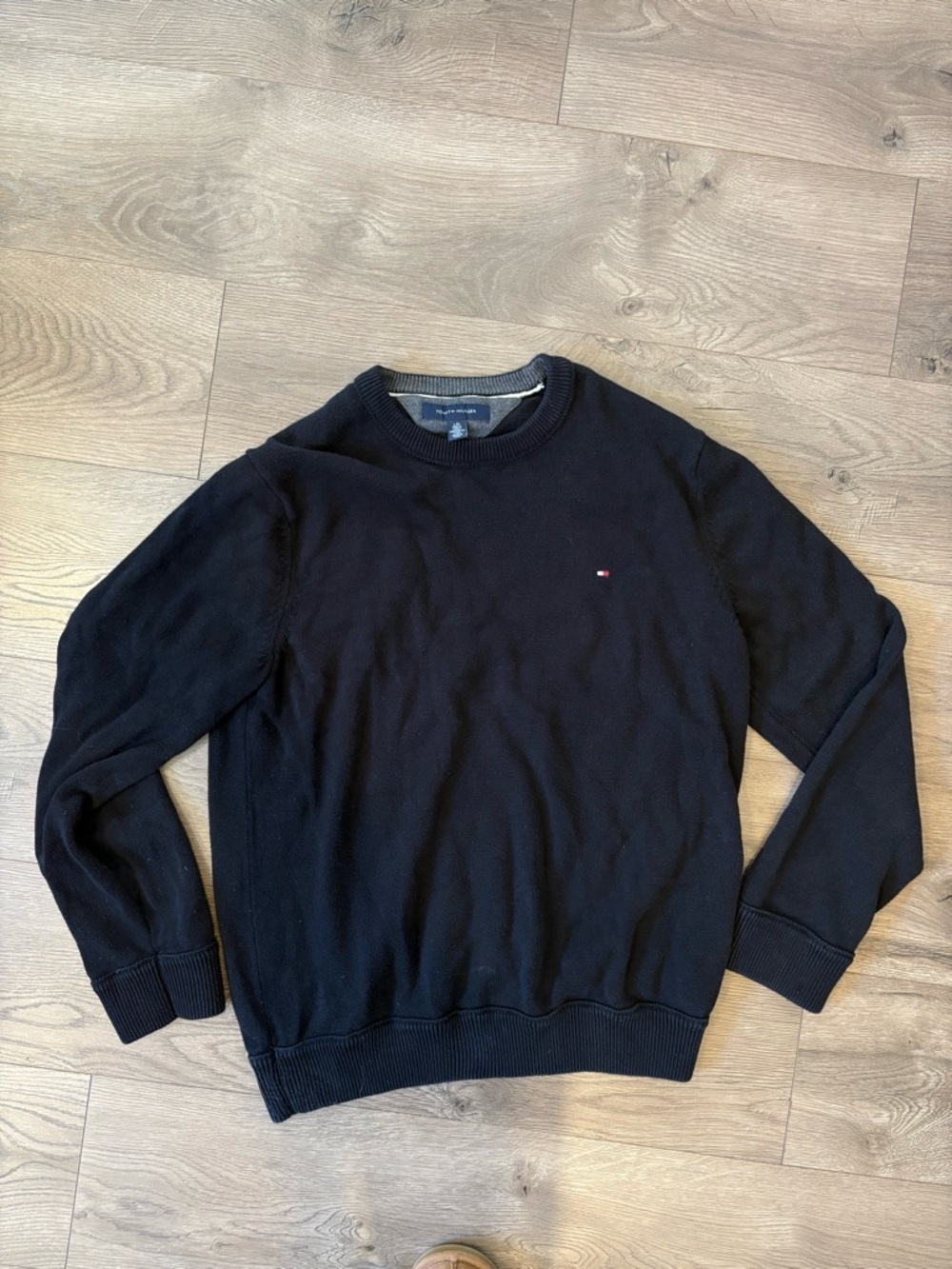 Tommy Hilfiger Men’s Navy Crewneck Sweater